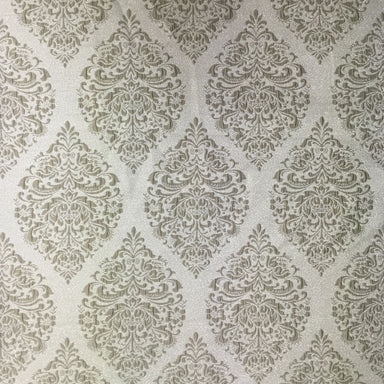 Ashley Fabric in color Mocha is a Large Metallic Damask Fabric pattern good for Drapery & Curtain Fabric