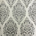 Ashley Fabric in color Gray is a Large Metallic Damask Fabric pattern good for Drapery & Curtain Fabric