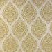 Ashley Fabric in color Gold is a Large Metallic Damask Fabric pattern good for Drapery & Curtain Fabric