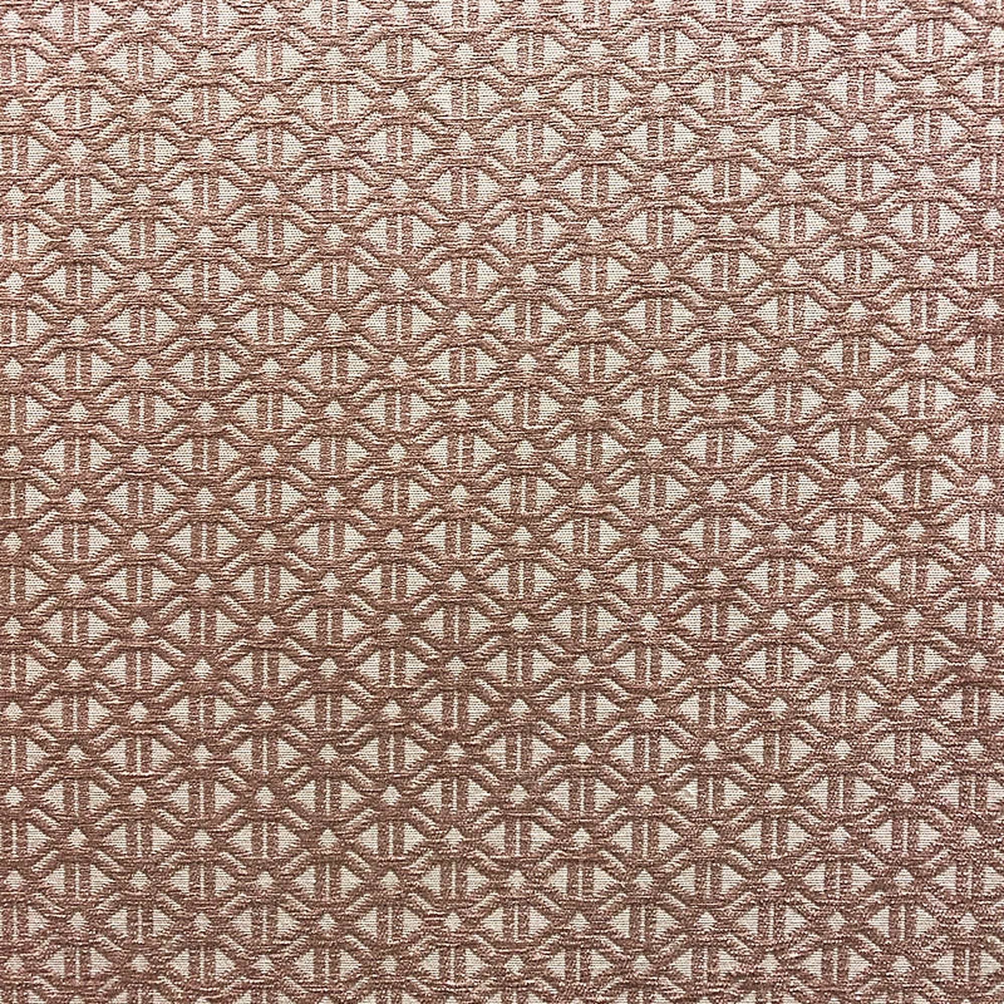 Athena Fabric in color Blush is a Small Scale Geometric Chenille Fabric pattern good for Drapery & Curtain Fabric and Upholstery Fabric