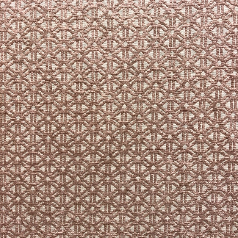 Athena Fabric in color Blush is a Small Scale Geometric Chenille Fabric pattern good for Drapery & Curtain Fabric and Upholstery Fabric