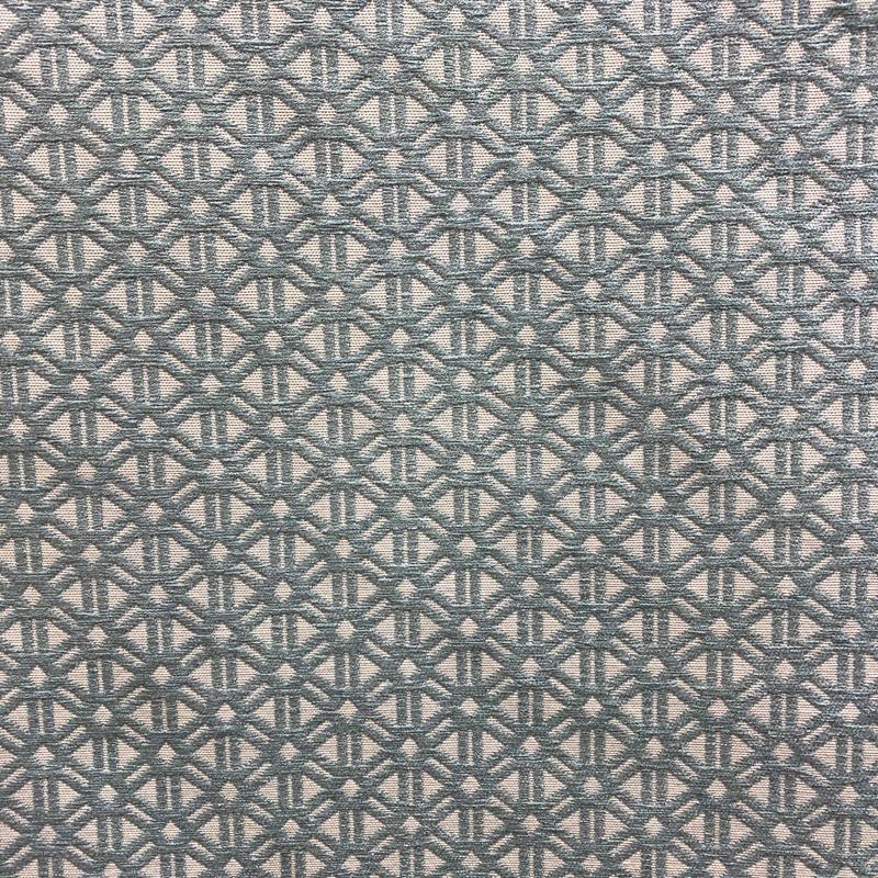 Athena Fabric in color Sky is a Small Scale Geometric Chenille Fabric pattern good for Drapery & Curtain Fabric and Upholstery Fabric