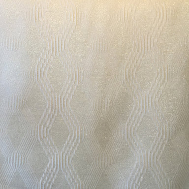 Aubrey Fabric in color White is a Modern Geometric Pattern Fabric pattern good for Drapery & Curtain Fabric