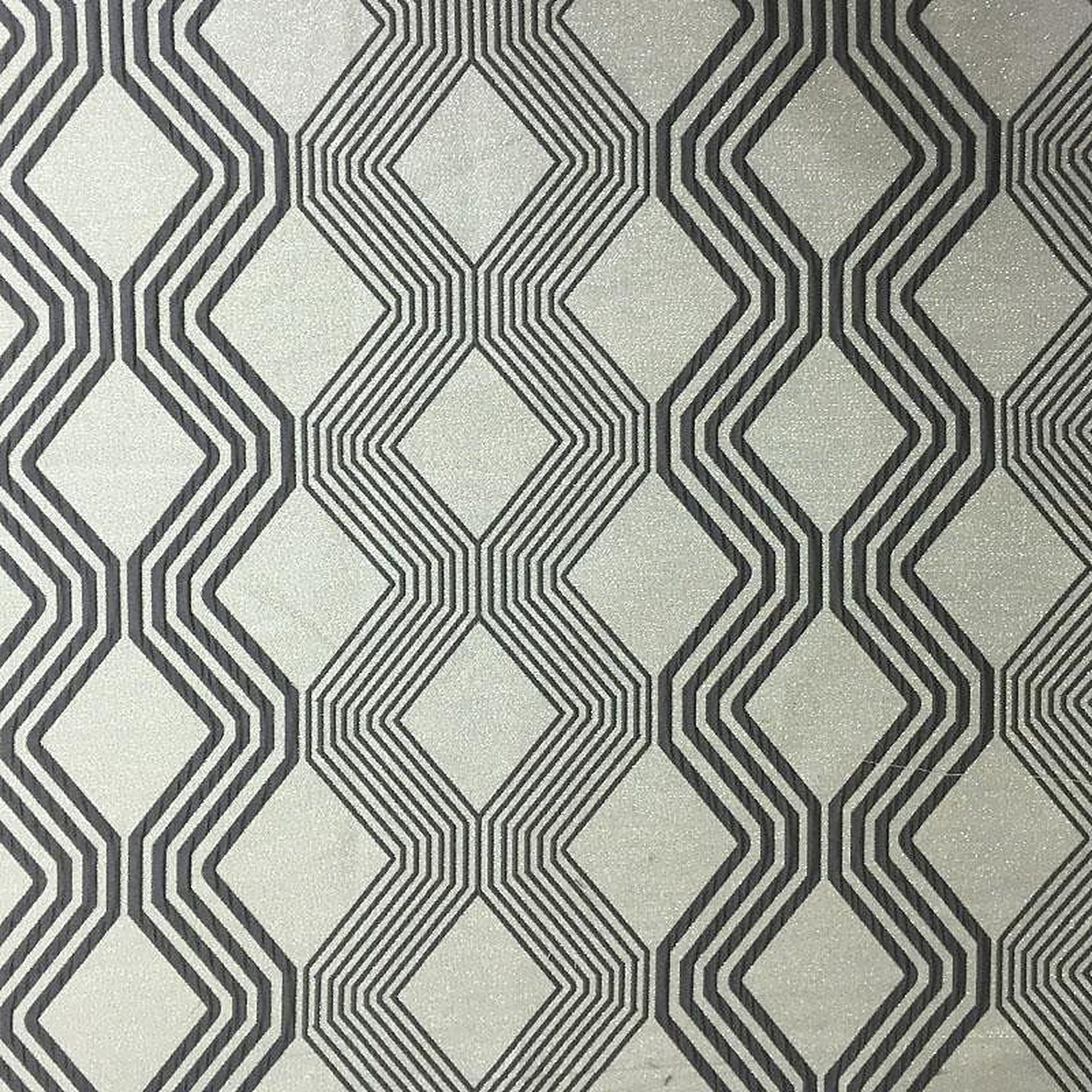 Aubrey Fabric in color Gray is a Modern Geometric Pattern Fabric pattern good for Drapery & Curtain Fabric