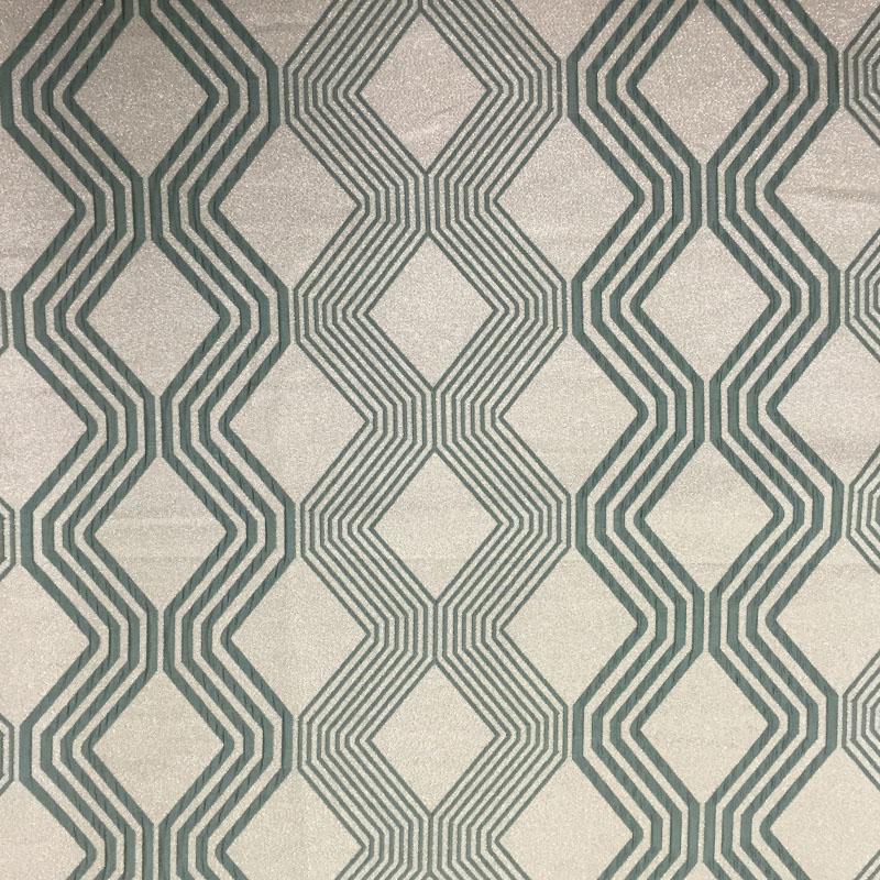 Aubrey Fabric in color Spa is a Modern Geometric Pattern Fabric pattern good for Drapery & Curtain Fabric