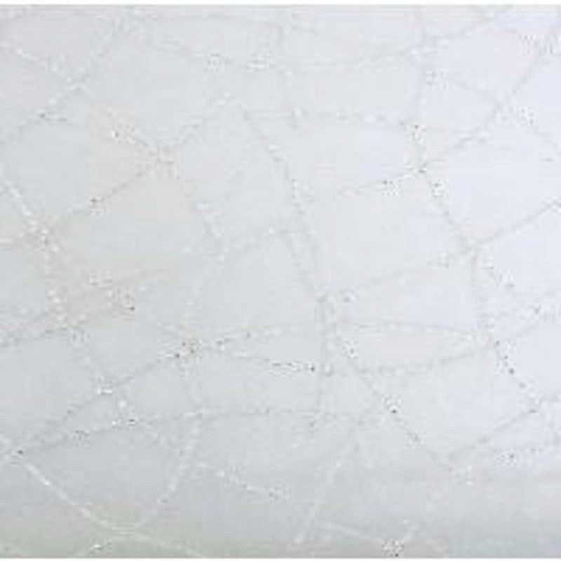 Badgely Fabric in color Silver is a Metallic Embroidered Sheer Fabric pattern good for Drapery & Curtain Fabric