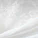 Bali Fabric in color Ivory that has a wavy look is an Embroidered Damask Sheer Fabric that is good for Drapery & Curtain Fabric