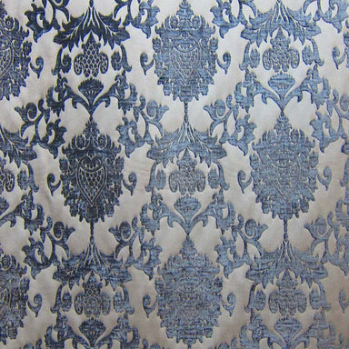 Barneys Fabric in color Charcoal is a Damask Chenille Fabric pattern good for Drapery & Curtain Fabric and Upholstery Fabric