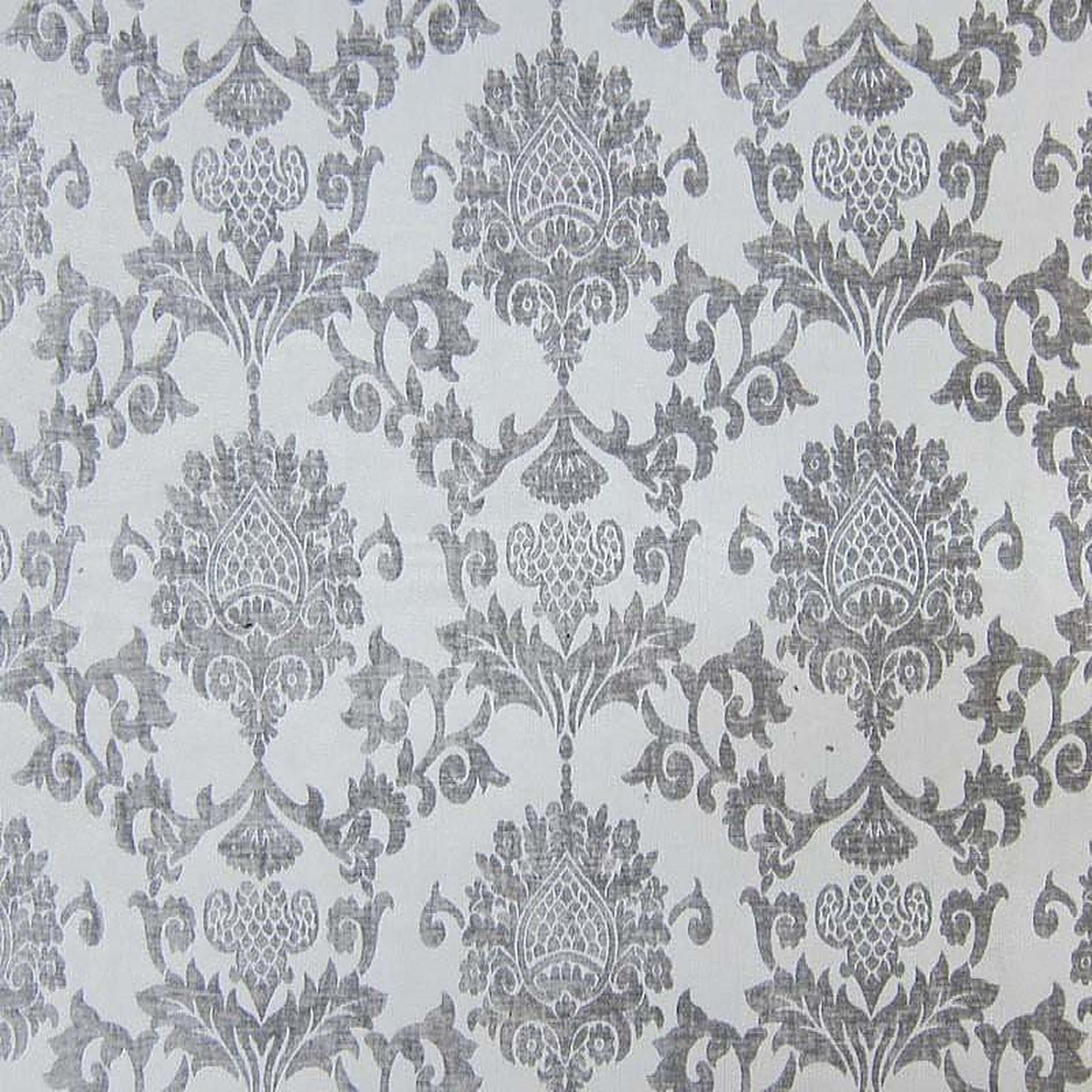 Barneys Fabric in color Pewter is a Damask Chenille Fabric pattern good for Drapery & Curtain Fabric and Upholstery Fabric
