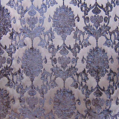 Barneys Fabric in color Purple is a Damask Chenille Fabric pattern good for Drapery & Curtain Fabric and Upholstery Fabric