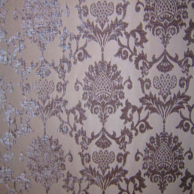 Barneys Fabric in color Sand is a Damask Chenille Fabric pattern good for Drapery & Curtain Fabric and Upholstery Fabric