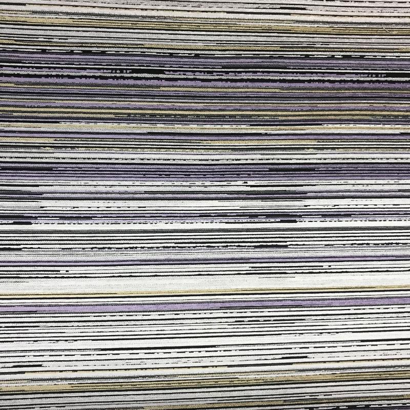 Beckham Fabric in color Sangria is a Multicolor Striped Chenille Fabric pattern good for Upholstery Fabric