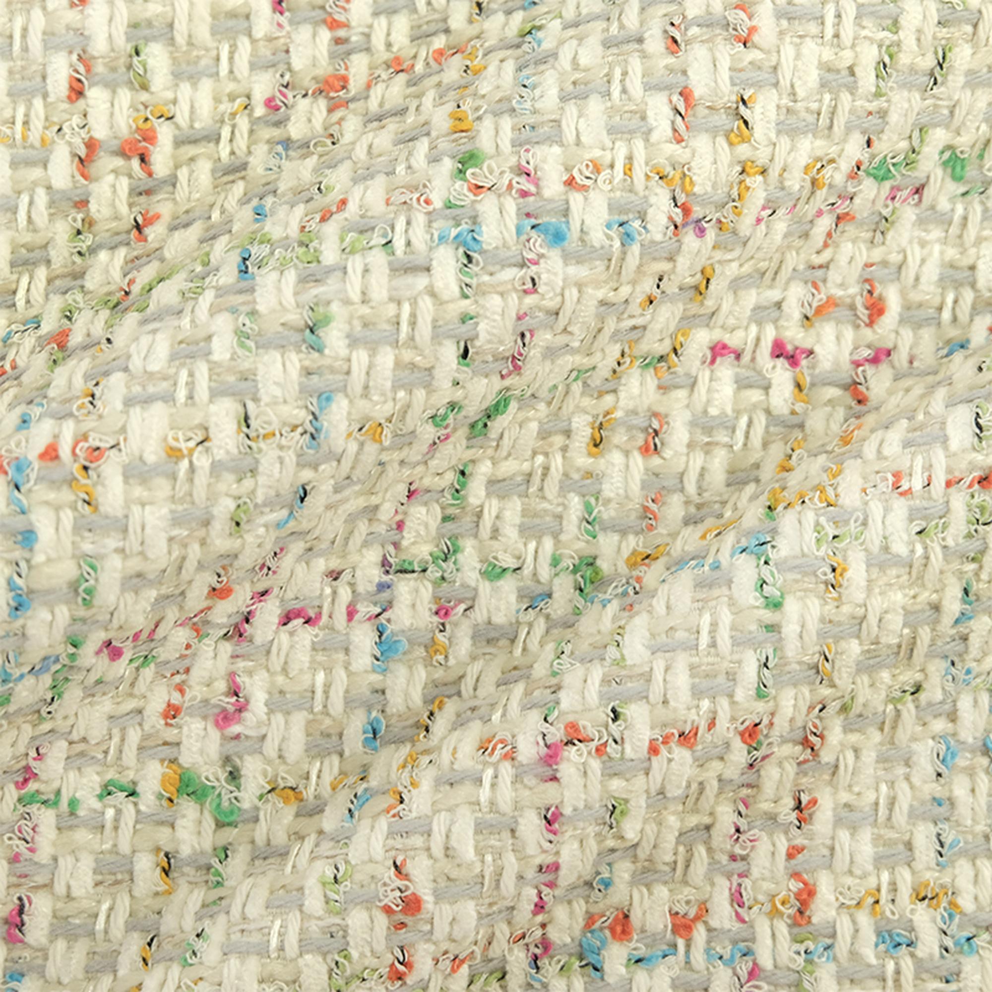 Bedford Fabric in color Ivory is a Multicolor Woven Linen Fabric that is good for Upholstery Fabric