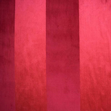 Bottega Fabric in color Cranberry is a Striped Velvet Fabric pattern good for Drapery & Curtain Fabric and Upholstery Fabric