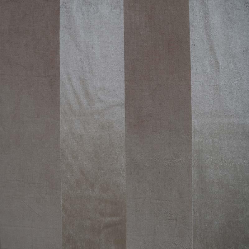 Bottega Fabric in color Cream is a Striped Velvet Fabric pattern good for Drapery & Curtain Fabric and Upholstery Fabric