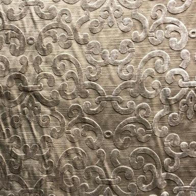 Brianna Fabric in color Mocha is a Floral Velvet Fabric pattern good for Drapery & Curtain Fabric and Upholstery Fabric
