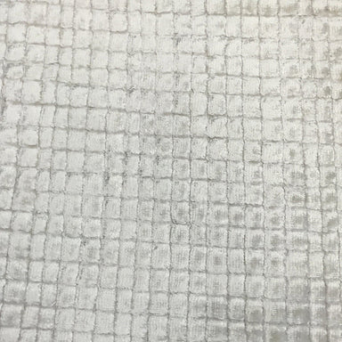 Bryce Fabric in color Cream is a Small Square Velvet Fabric pattern good for Drapery & Curtain Fabric and Upholstery Fabric
