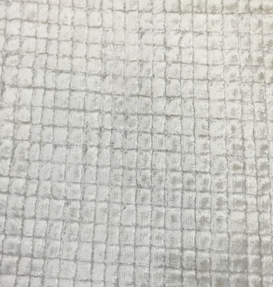 Bryce Fabric in color Cream is a Small Square Velvet Fabric pattern good for Drapery & Curtain Fabric and Upholstery Fabric