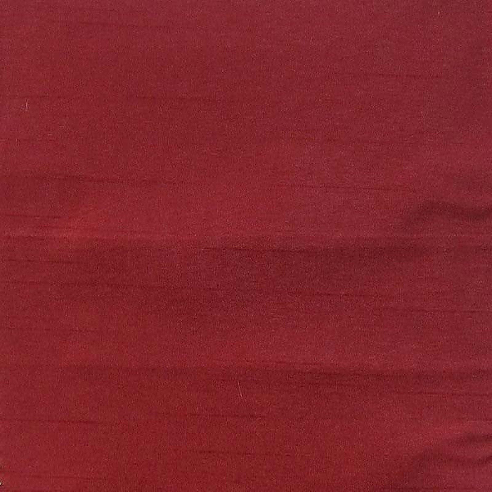 Caprice fabric in color Cranberry showcasing fabric solid faux silk drapery & curtain fabric.