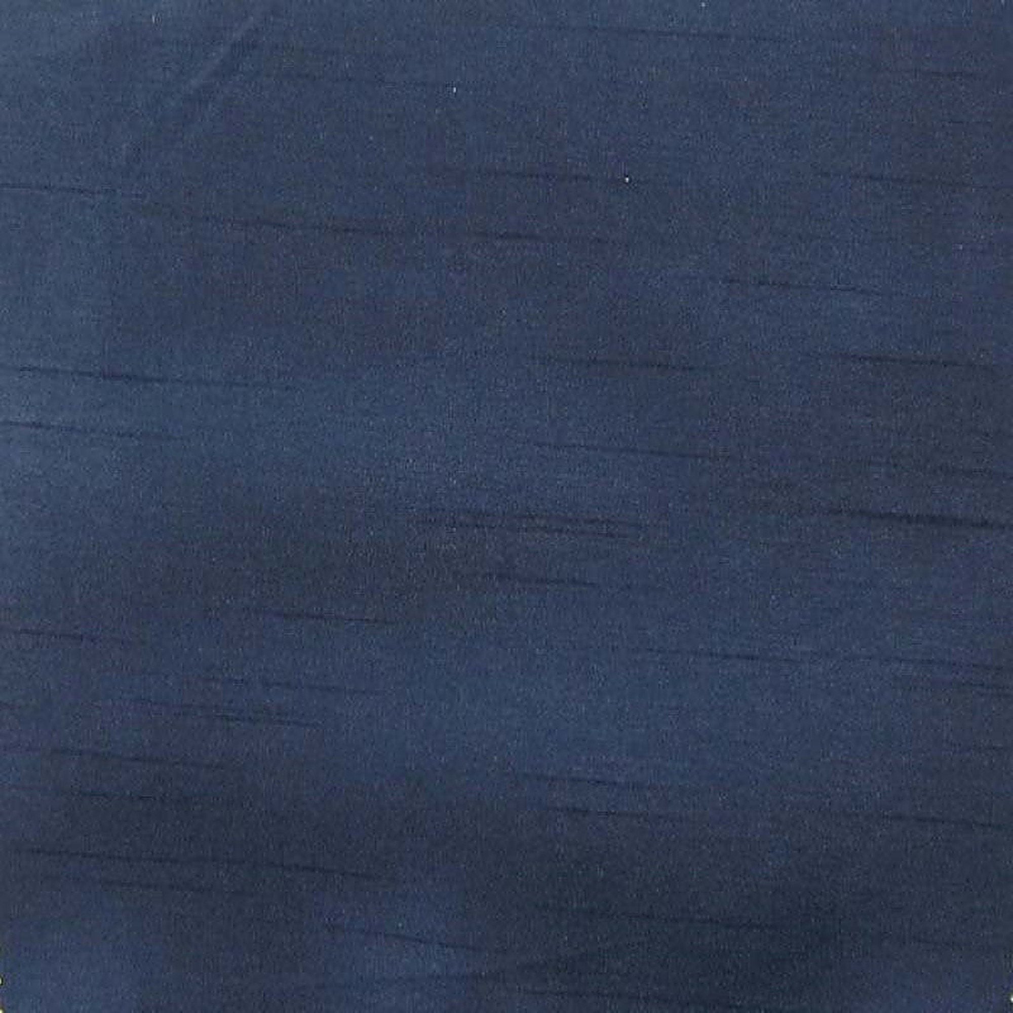 Caprice fabric in color Navy showcasing fabric solid faux silk drapery & curtain fabric.