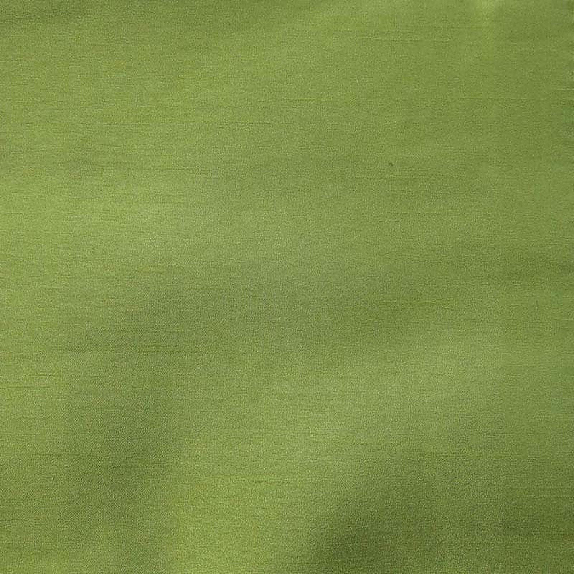 Caprice fabric in color Apple Green showcasing fabric solid faux silk drapery & curtain fabric.