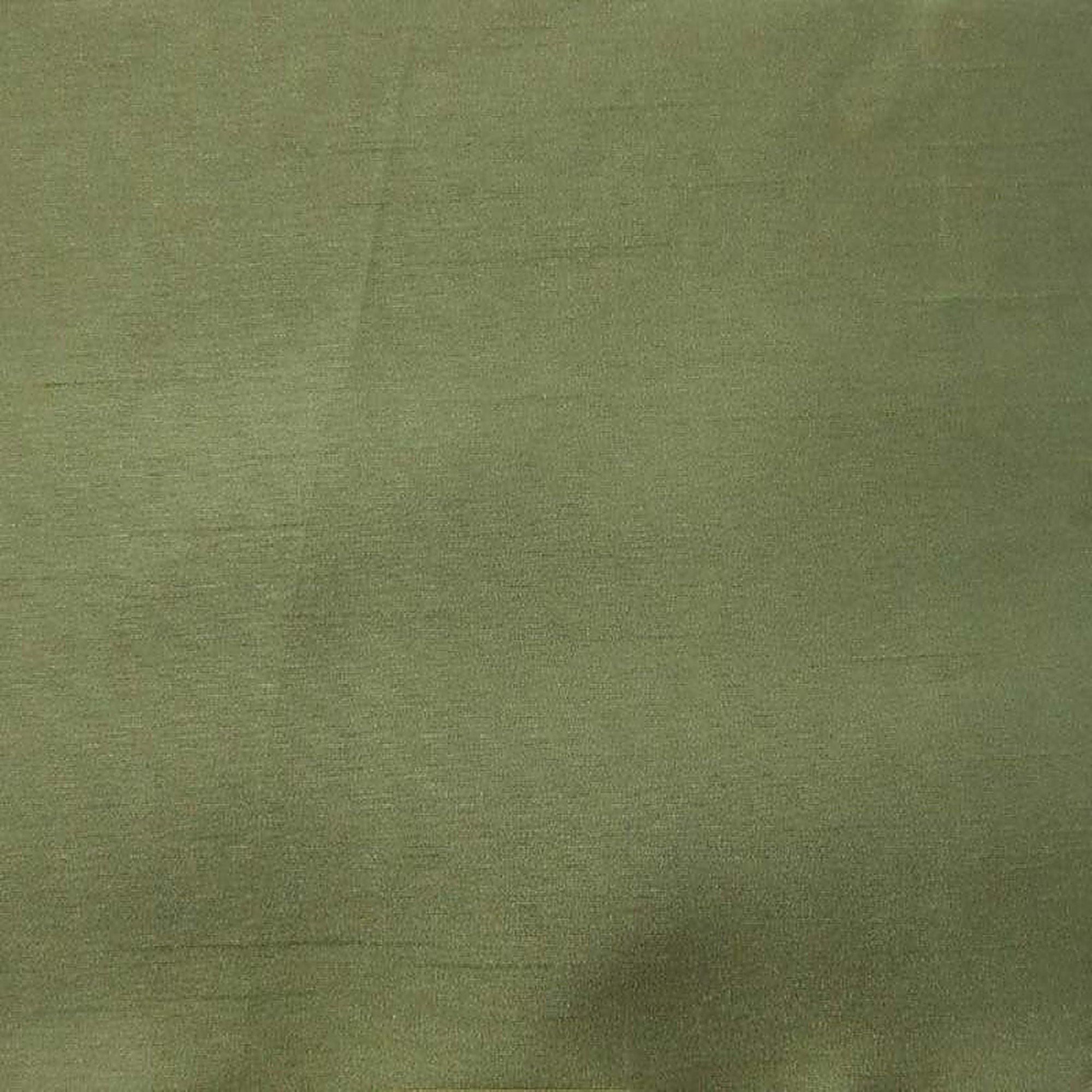 Caprice fabric in color Basil showcasing fabric solid faux silk drapery & curtain fabric.