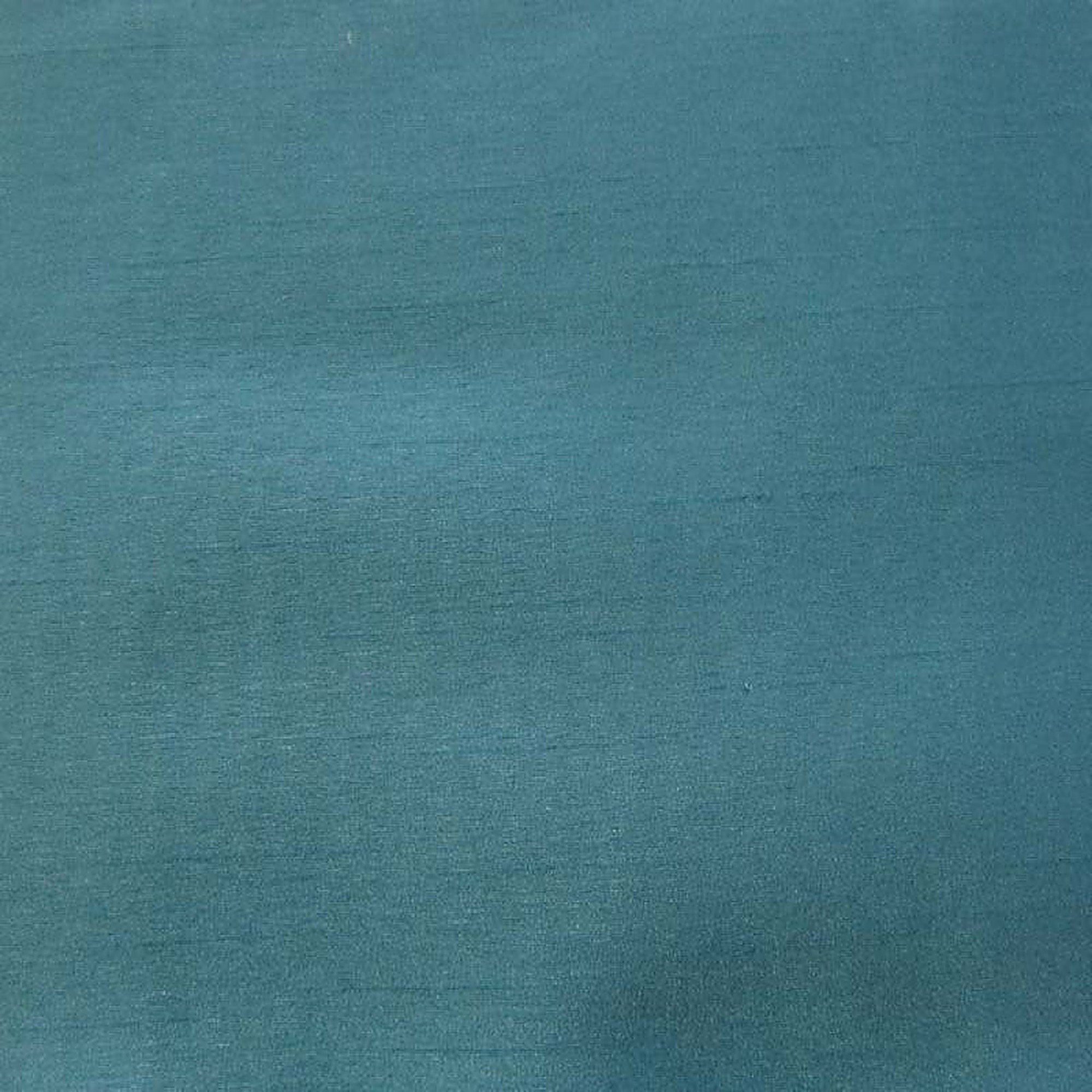 Caprice fabric in color Cerulean showcasing fabric solid faux silk drapery & curtain fabric.