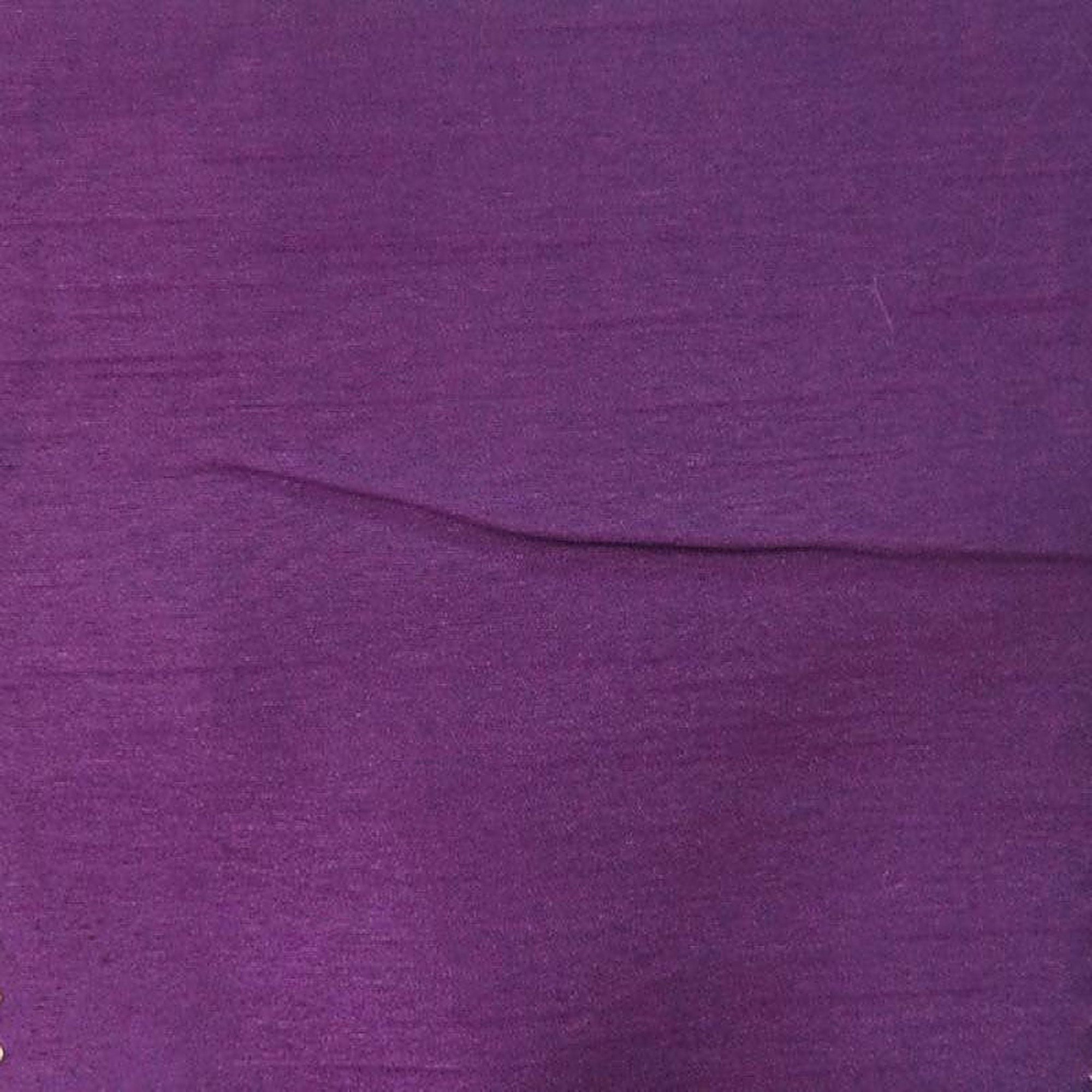Caprice fabric in color Violet showcasing fabric solid faux silk drapery & curtain fabric.