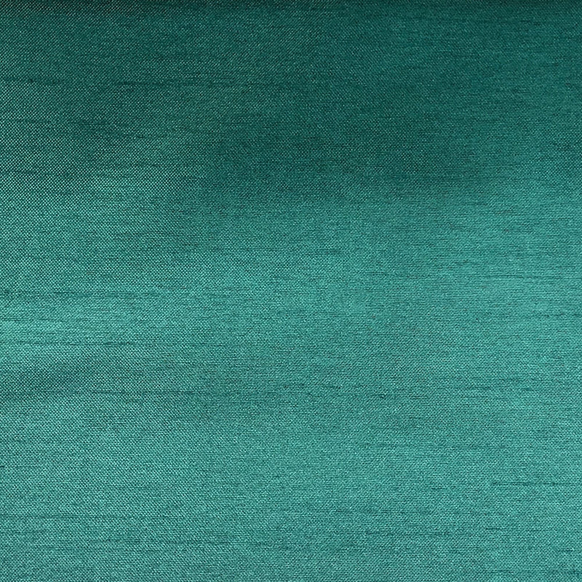 Caprice fabric in color Emerald showcasing fabric solid faux silk drapery & curtain fabric.