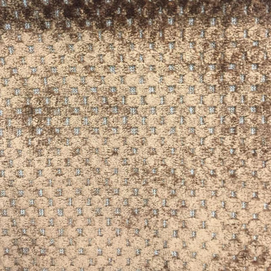 Cavalli Fabric in color Mocha is a Dotted Metallic Velvet Fabric pattern good for Drapery & Curtain Fabric and Upholstery Fabric