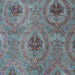 Ceasar Fabric in color Turquoise is a Floral Damask Chenille Fabric pattern good for Drapery & Curtain Fabric and Upholstery Fabric