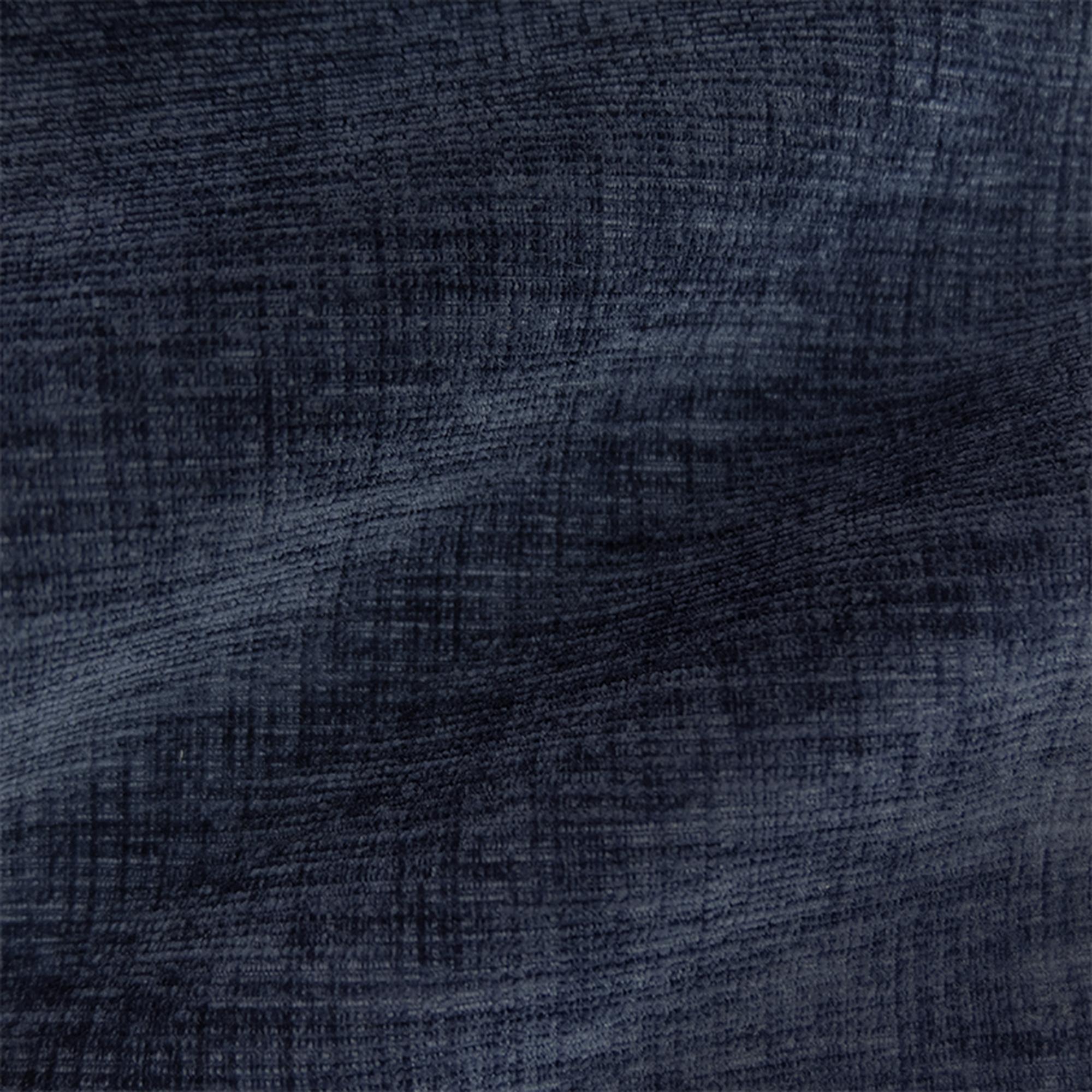 Clarise Fabric in color Navy is a Solid Chenille Fabric that is good for Drapery & Curtain Fabric and Upholstery Fabric