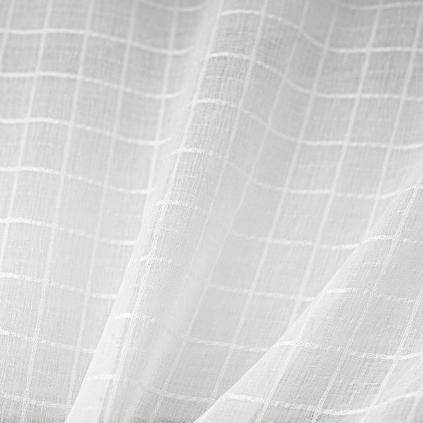 Rodeo Home Ellen Light Plaid Sheer Fabric, Shop By The Yard