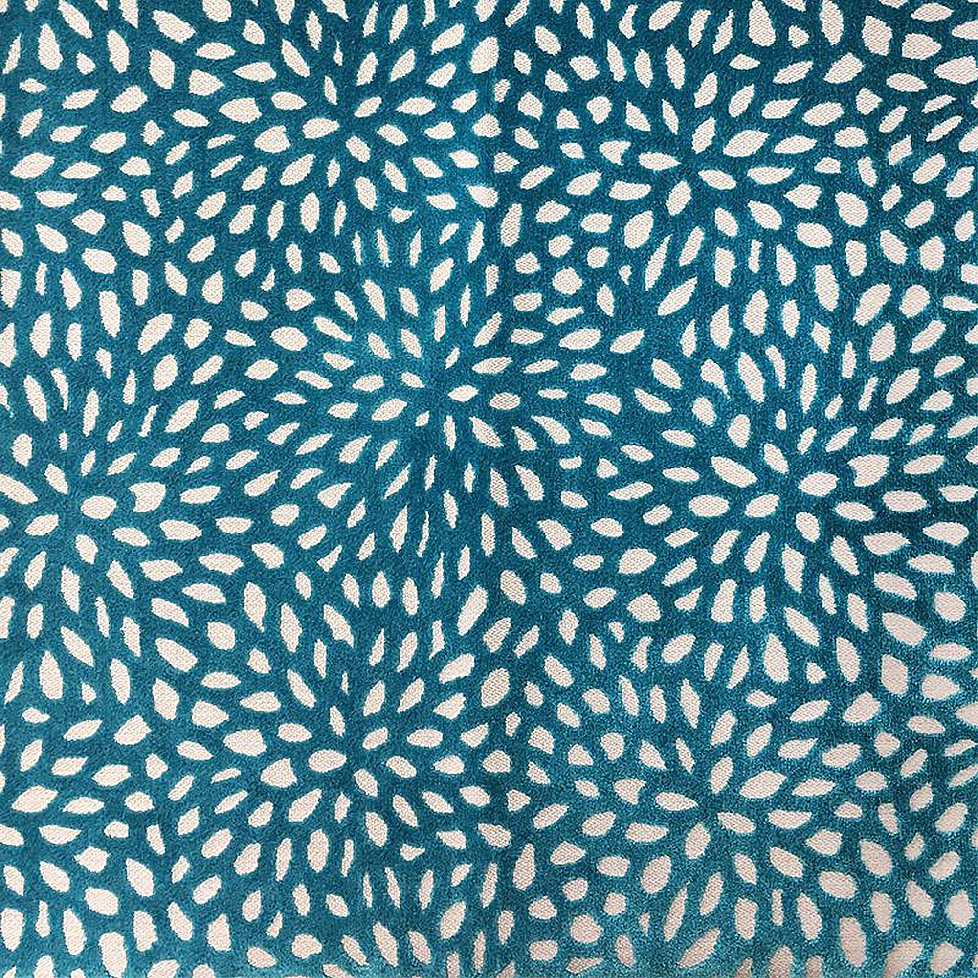 Codes Fabric in color Turquoise is a Abstract Velvet Fabric pattern good for Drapery & Curtain Fabric and Upholstery Fabric