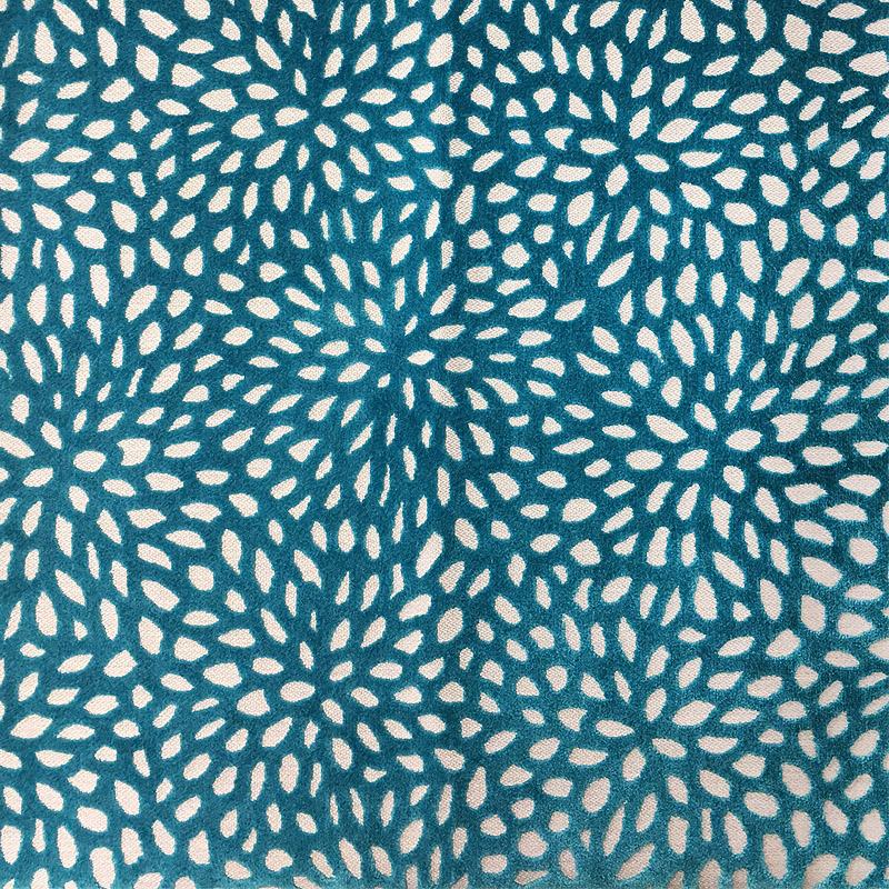 Codes Fabric in color Turquoise is a Abstract Velvet Fabric pattern good for Drapery & Curtain Fabric and Upholstery Fabric