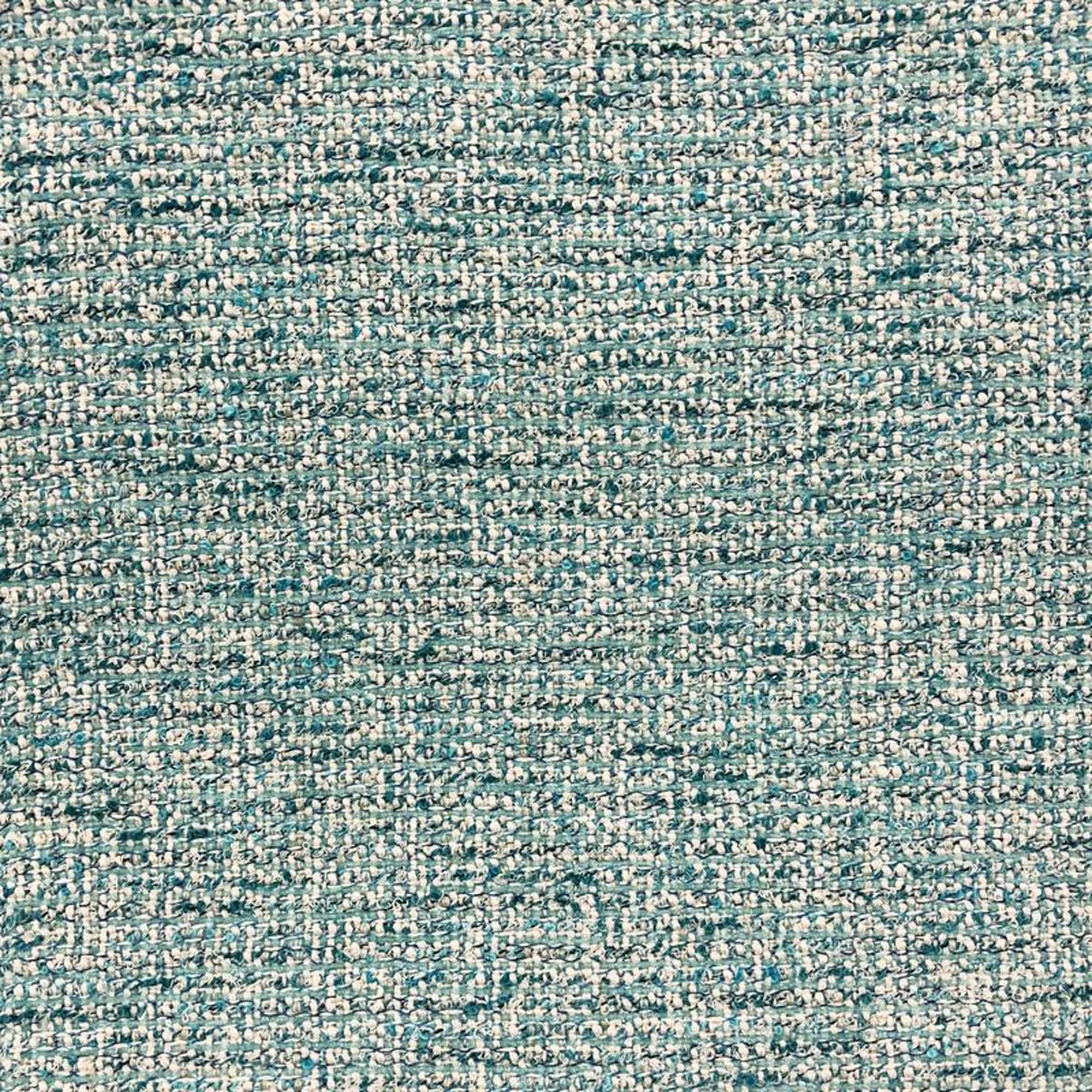 Cody fabric in color Turquoise showcasing fabric multicolor linen look upholstery fabric & drapery & curtain fabric.
