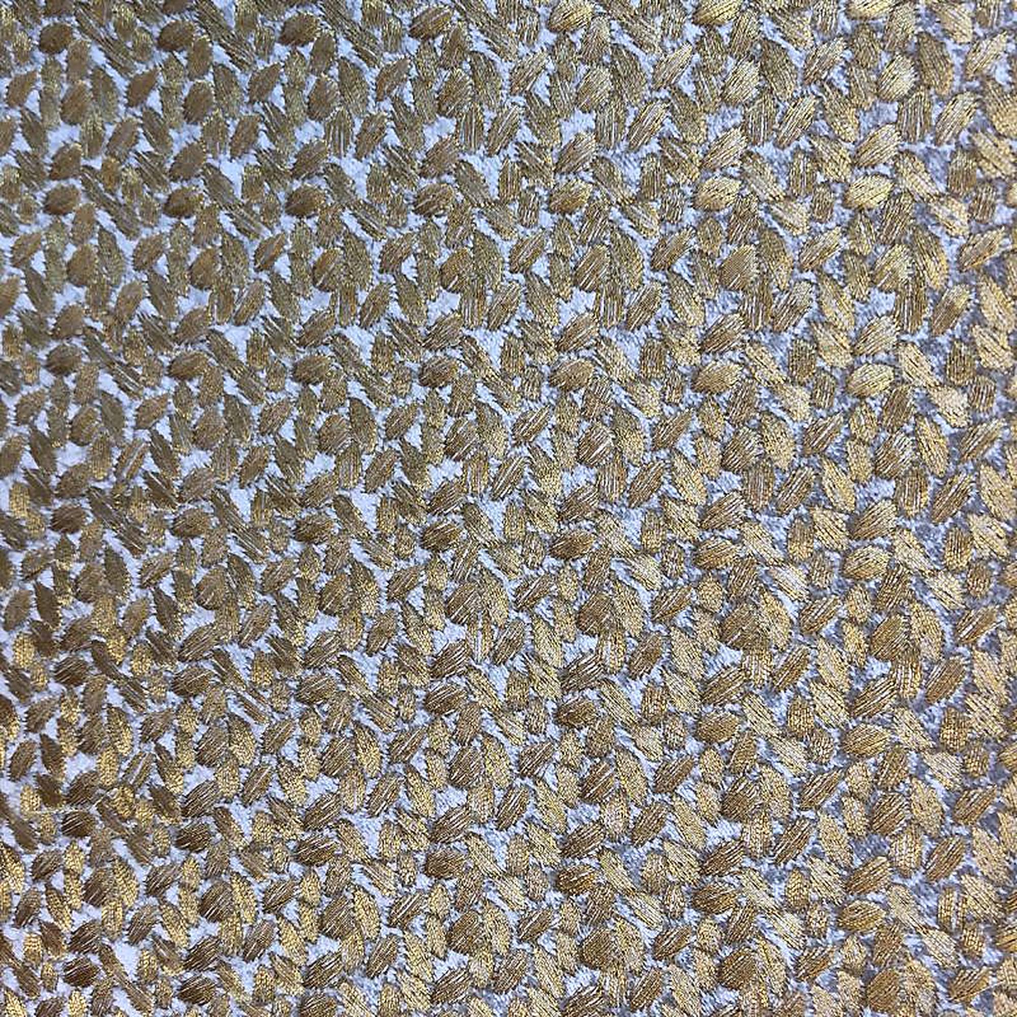 Cruze Fabric in color Gold Abstract Embroidered Velvet Fabric pattern good for Drapery & Curtain Fabric and Upholstery Fabric