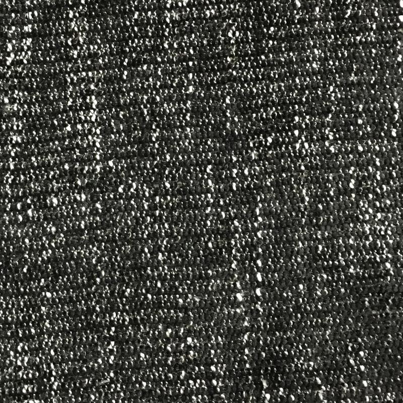 Cyrus Fabric in color Black is a Two-Toned Solid Chenille Fabric pattern good for Drapery & Curtain Fabric and Upholstery Fabric