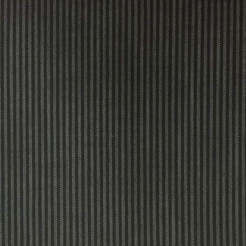 Dale Fabric in color Black is a Two-Toned Stripe Fabric pattern good for Drapery & Curtain Fabric and Upholstery Fabric