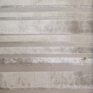 Dash Fabric in color Cream is a Striped Velvet Fabric pattern good for Drapery & Curtain Fabric and Upholstery Fabric