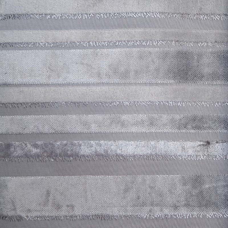 Dash Fabric in color Silver is a Striped Velvet Fabric pattern good for Drapery & Curtain Fabric and Upholstery Fabric