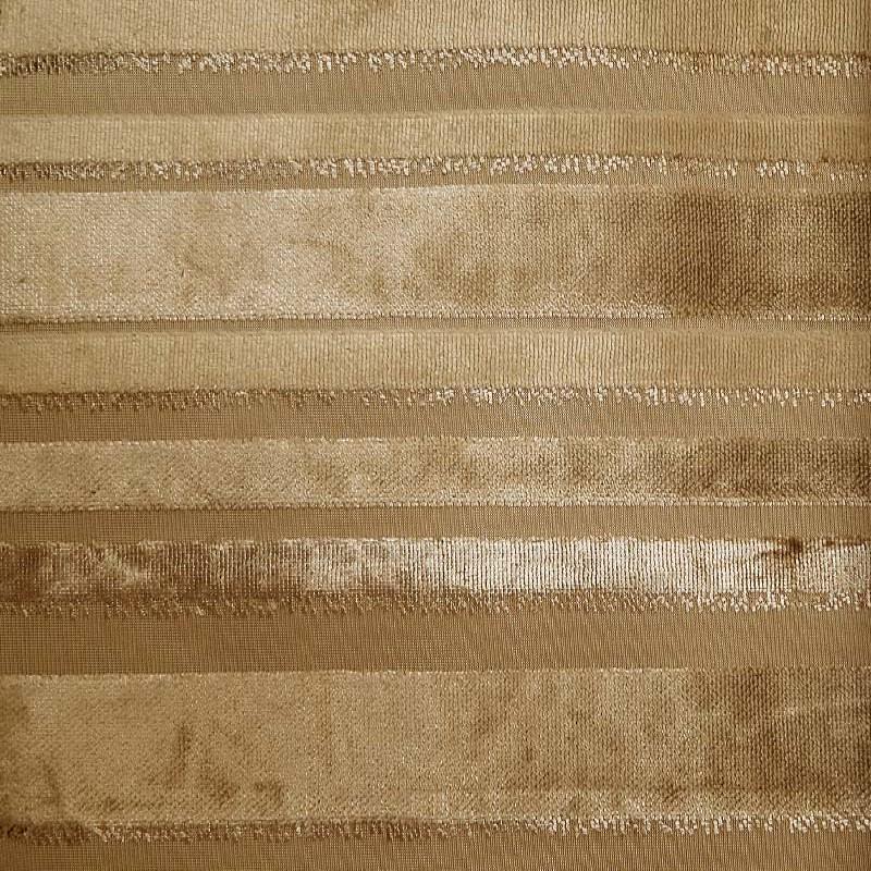 Dash Fabric in color Gold is a Striped Velvet Fabric pattern good for Drapery & Curtain Fabric and Upholstery Fabric