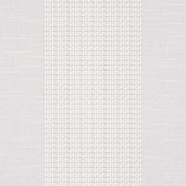 Deluca Fabric in color White is a Knit Striped Sheer Fabric that is good for Drapery & Curtain Fabric