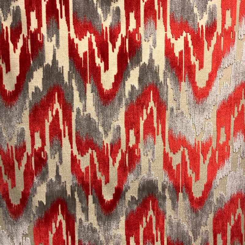 Diamo Fabric | Abstract Cut Velvet