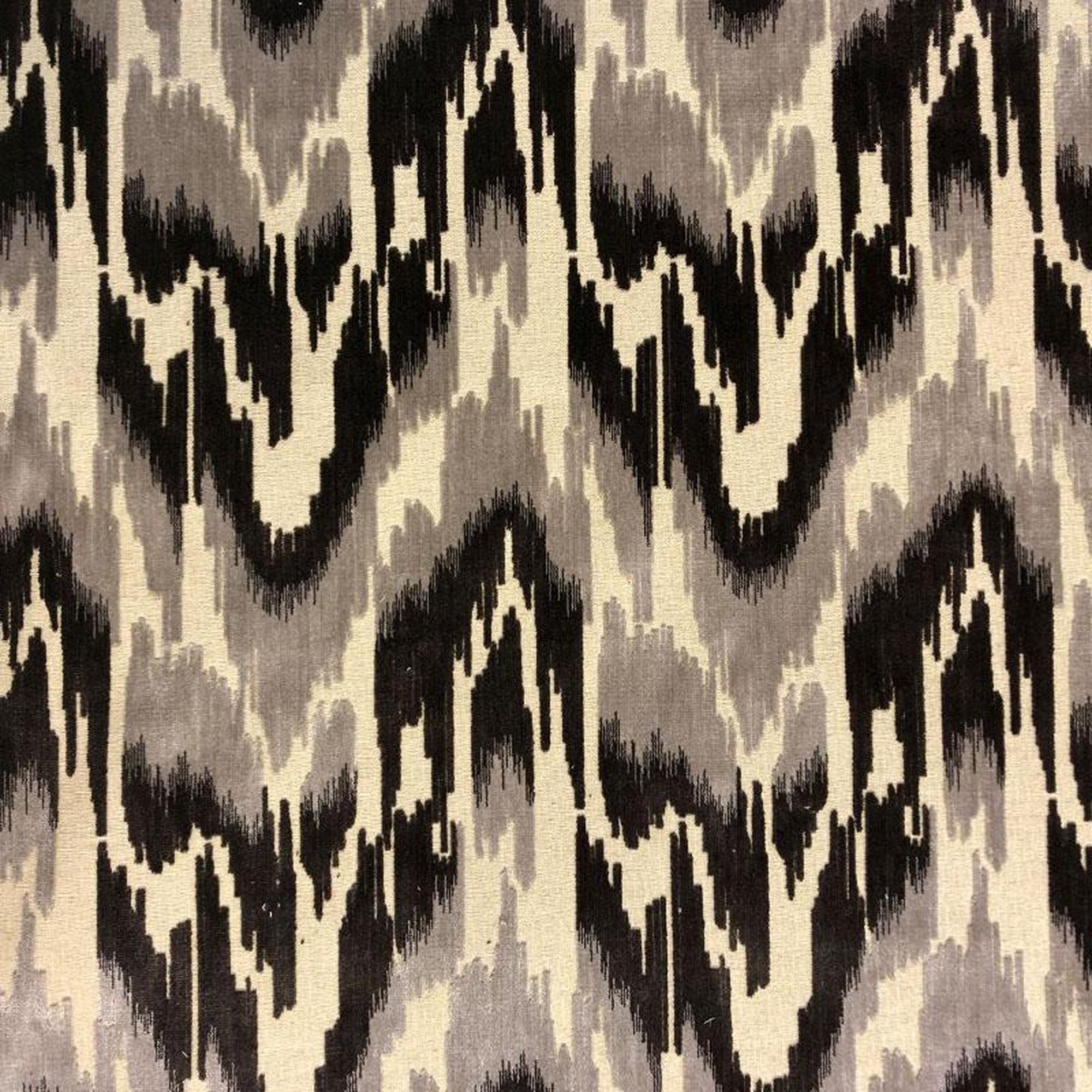 Diamo fabric in color Chocolate showcasing fabric abstract cut velvet upholstery fabric.