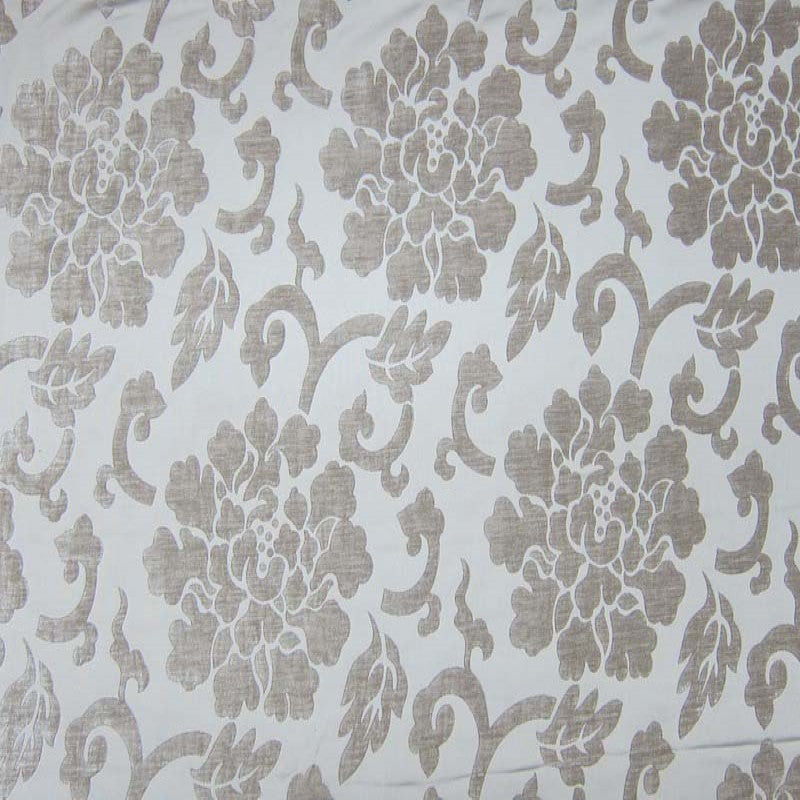 Dillards Fabric in color Beige is a Floral Chenille Fabric pattern good for Drapery & Curtain Fabric and Upholstery Fabric