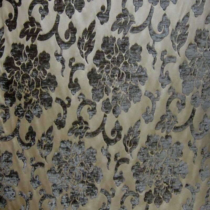 Dillards Fabric in color Espresso is a Floral Chenille Fabric pattern good for Drapery & Curtain Fabric and Upholstery Fabric