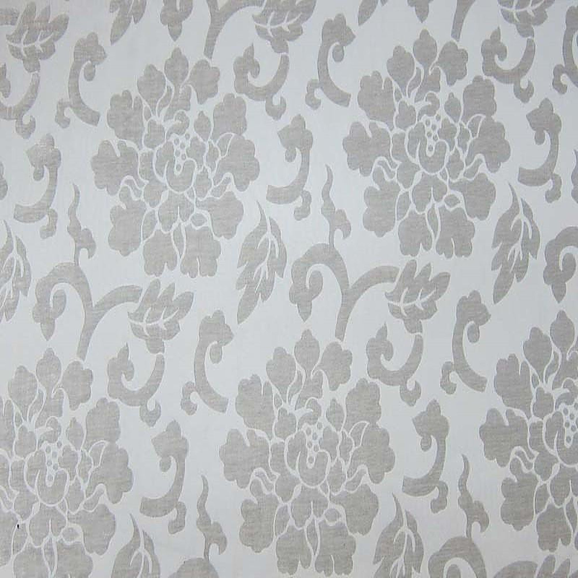 Dillards Fabric in color Ivory is a Floral Chenille Fabric pattern good for Drapery & Curtain Fabric and Upholstery Fabric