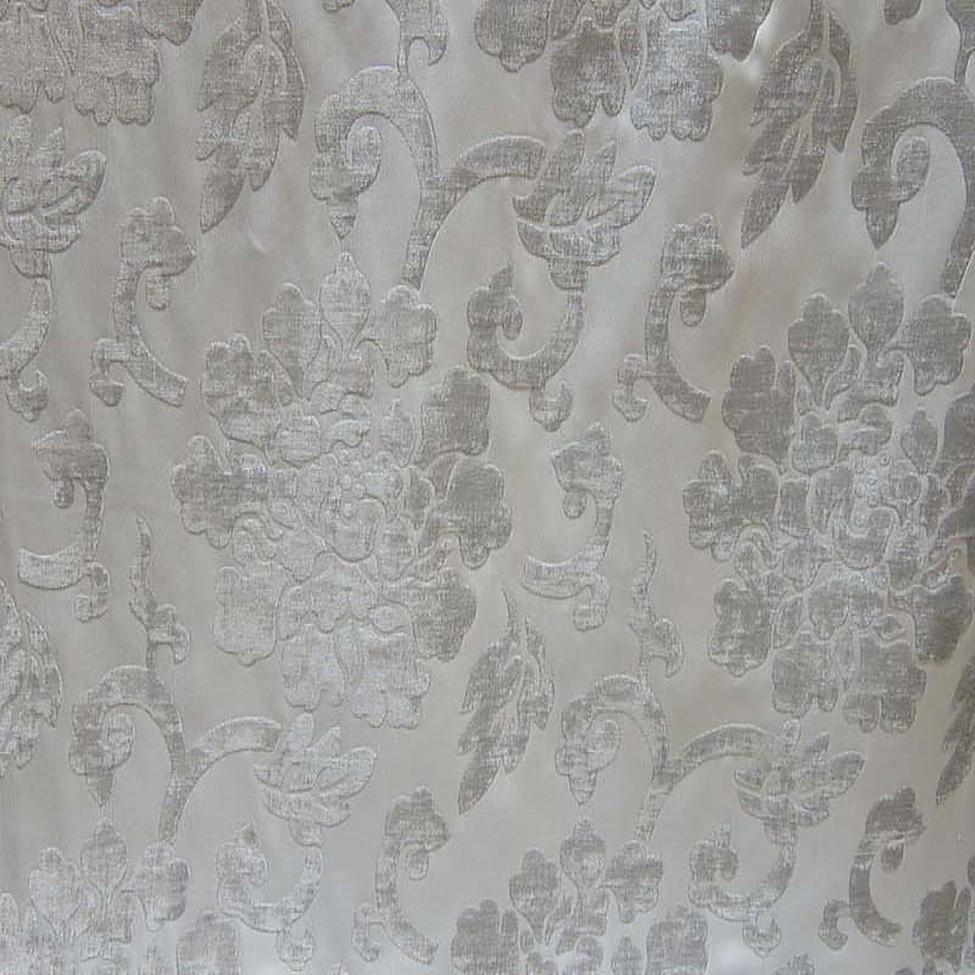 Dillards Fabric in color Pewter is a Floral Chenille Fabric pattern good for Drapery & Curtain Fabric and Upholstery Fabric
