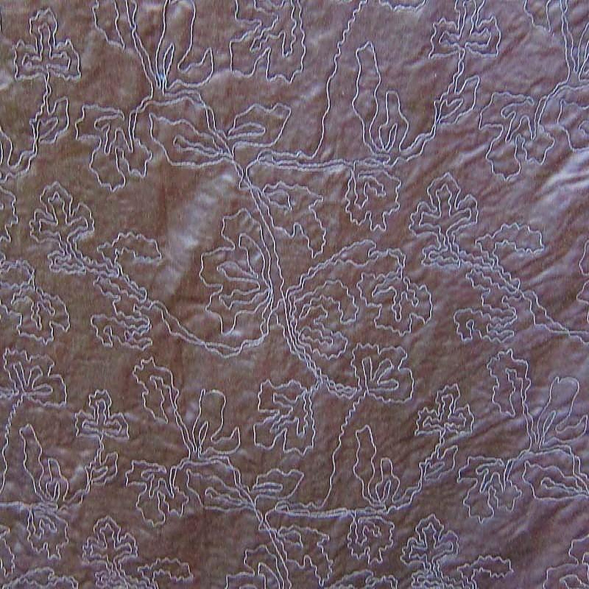Dorsey Fabric in color Espresso is a Abstract Floral Embroidered Fabric pattern good for Drapery & Curtain Fabric